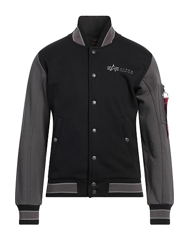 ALPHA INDUSTRIES Sweatshirt Schwarz 80% Baumwolle, 20% Polyester