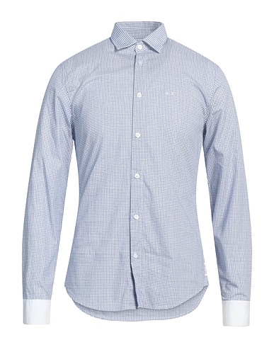 ARMANI EXCHANGE Checked shirt Blue 100% Cotton