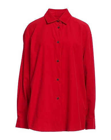 EMPORIO ARMANI Solid colour shirts & blouses Red 100% Cotton