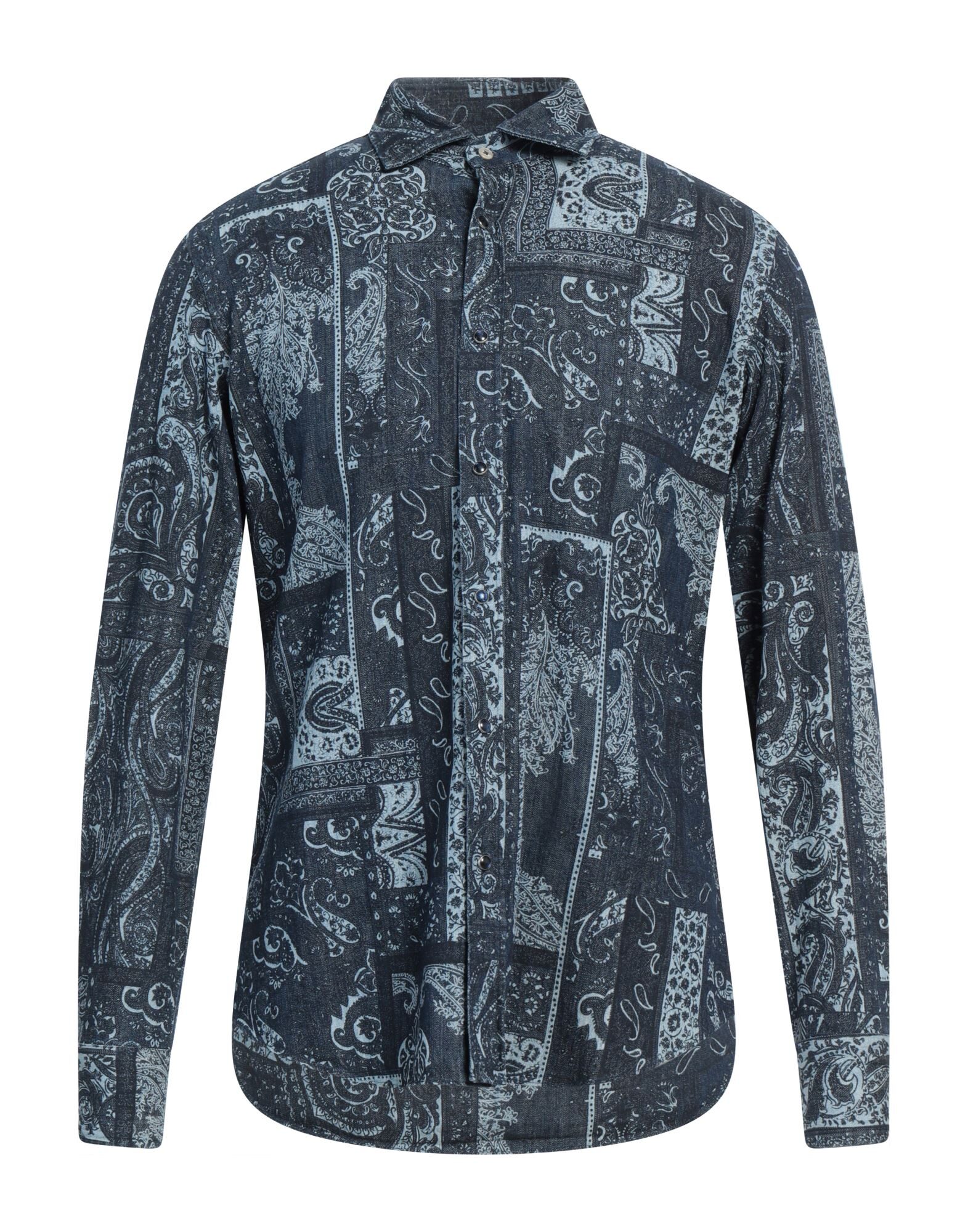 GIANNETTO PORTOFINO - Denim shirts
