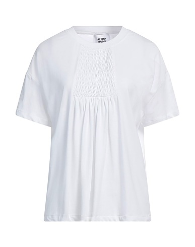 ALPHA STUDIO T-Shirt Weiß 95% Baumwolle, 5% Elastan