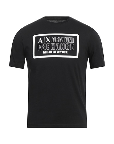 ARMANI EXCHANGE T-shirt Black 100% Pima Cotton