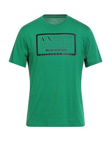 ARMANI EXCHANGE T-shirt Green 100% Cotton