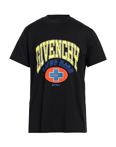 GIVENCHY T-shirt Black 100% Cotton, Polyester, Viscose