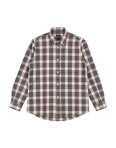 IL GUFO Patterned shirt Beige 100% Cotton