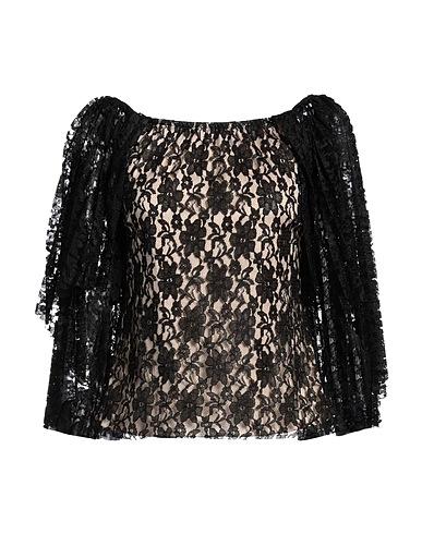 DENNY ROSE トップス ブラック ポリエステル 100%