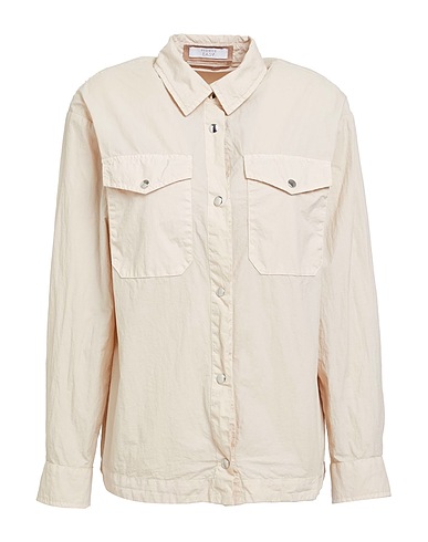 PESERICO Solid color shirts & blouses EASY Beige 100% Polyamide