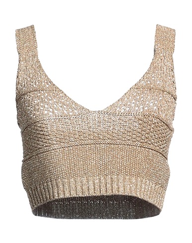 LIU •JO Top 80% Viscose, 20% Metallic Polyester
