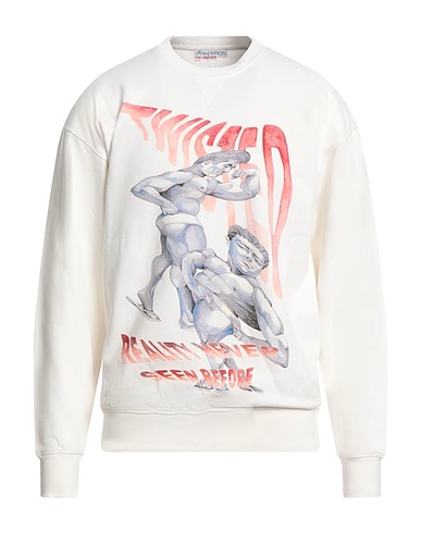 JW ANDERSON Sweatshirt White 100% Cotton, Elastane