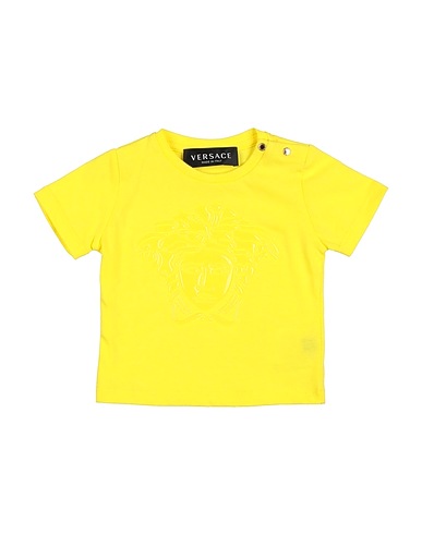 VERSACE YOUNG T-shirt Yellow 100% Cotton