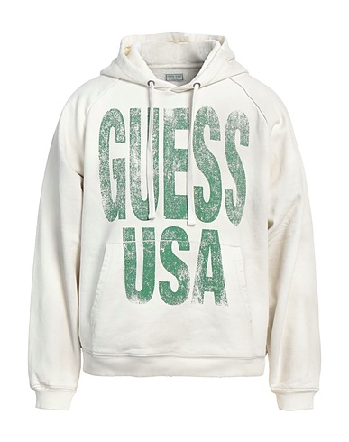 GUESS Sweat-shirt à capuche 100% Coton, Élasthanne
