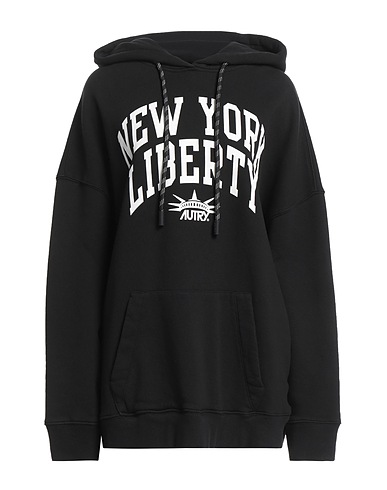 AUTRY Hooded track jacket  Black 100% Cotton