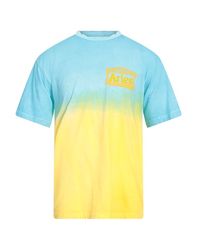 ARIES T-shirt Azzurro 100% Cotone