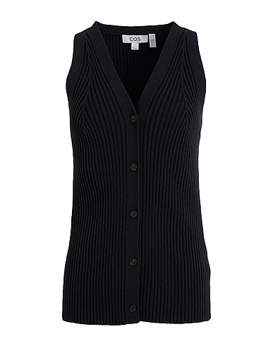 COS Top Nero 37% Cotone, 35% Poliammide, 27% Viscosa, 1% Elastan