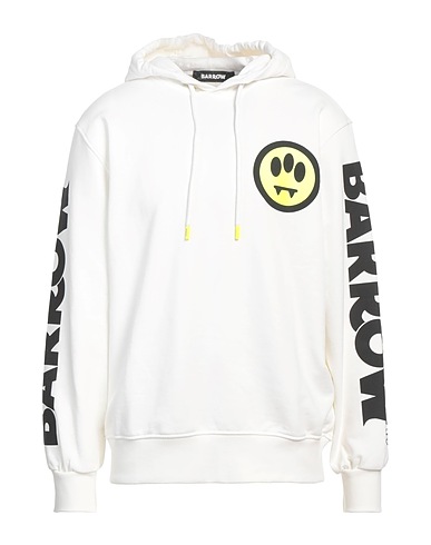 BARROW Hooded track jacket  Off white 100% Cotton