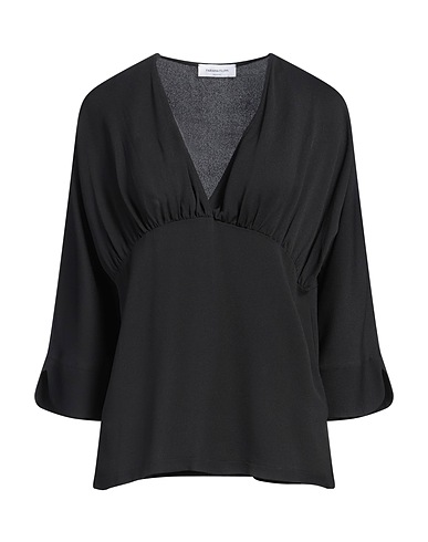 FABIANA FILIPPI Top Nero 57% Acetato, 43% Seta