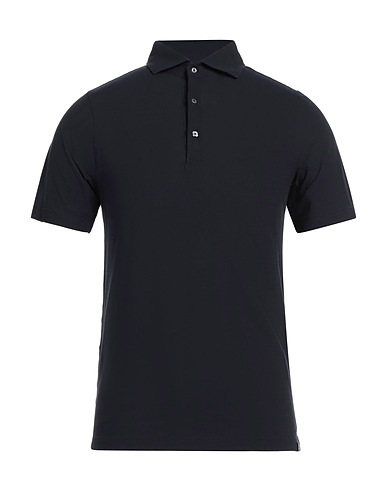 LARDINI Polo Bleu nuit 100% Coton