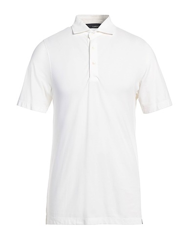 LARDINI Polo shirt White 100% Cotton
