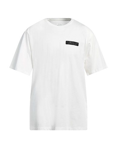 ARMANI EXCHANGE T-shirt Avorio 100% Cotone