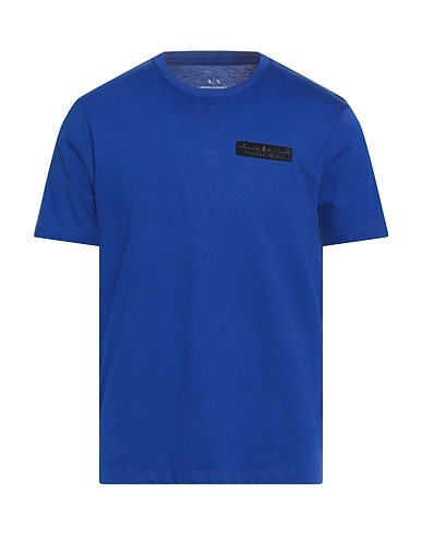 ARMANI EXCHANGE Basic T-shirt Blue 100% Cotton