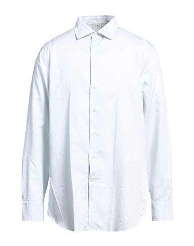 ETRO Hemd mit Muster Himmelblau 100% Baumwolle