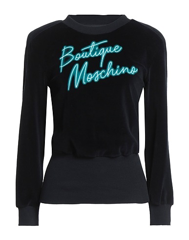 BOUTIQUE MOSCHINO Sweatshirt Nachtblau 80% Baumwolle, 20% Polyamid, Andere Fasern