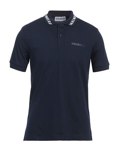 BIKKEMBERGS Polo Blu notte 95% Cotone, 5% Elastan