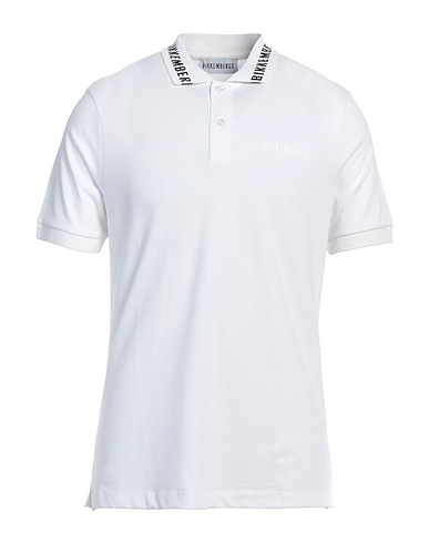 BIKKEMBERGS Polo shirt 95% Cotton, 5% Elastane