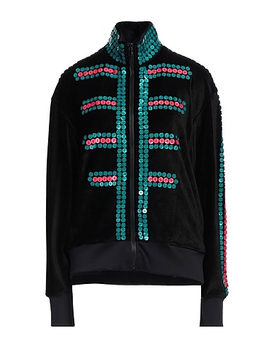 MOSCHINO Sweatshirt Black 70% Viscose, 28% Polyamide, 2% Other Fibres, Elastane