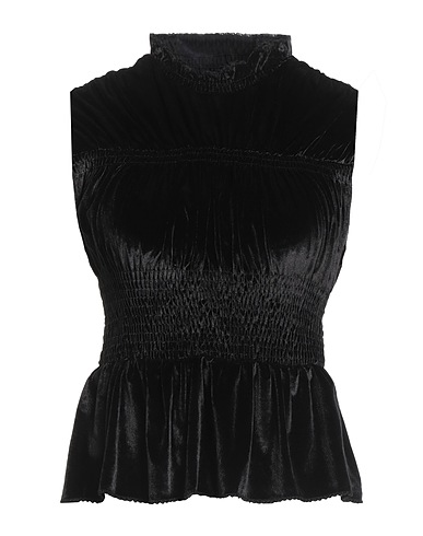 SANDRO Top Black 90% Polyester, 10% Elastane