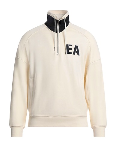 EMPORIO ARMANI Felpa Panna 67% Modal, 33% Cotone, Poliammide, Elastan