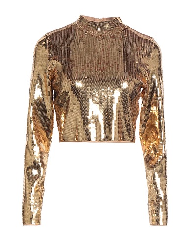 SANDRO Top Gold 59% Viskose, 24% Polyester, 15% Polyamid, 2% Elastan