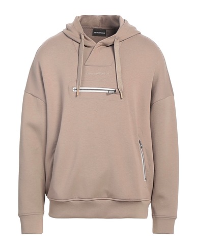 EMPORIO ARMANI Felpa Khaki 76% Cotone, 18% Poliestere, 6% Elastan