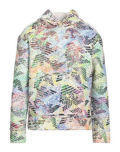 EMPORIO ARMANI Hooded track jacket  Light green 100% Cotton