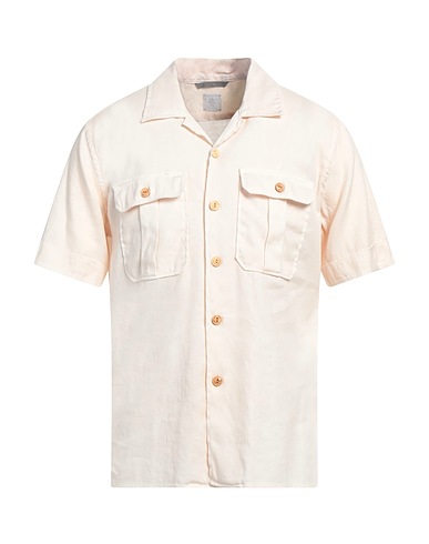 ELEVENTY リネンシャツ PLATINUM オフホワイト リネン 57% / コットン 41% / ポリウレタン 2%