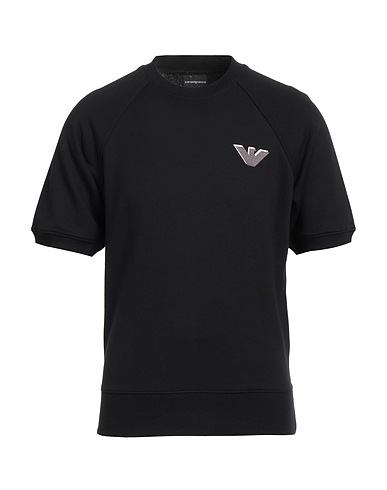 EMPORIO ARMANI Sweatshirt Black 67% Modal, 33% Cotton, Elastane