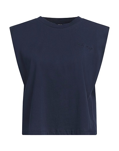 KARL LAGERFELD T-shirt Midnight blue 100% Organic cotton