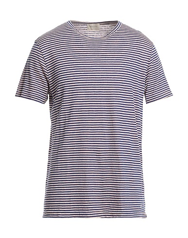 BROOKSFIELD T-shirt Blu 60% Lino, 40% Cotone