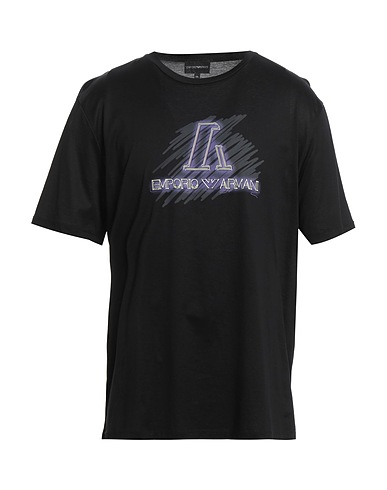 EMPORIO ARMANI T-shirt Black 100% Cotton
