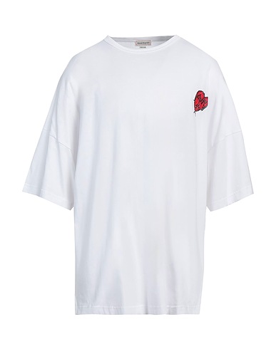 MCQUEEN Basic T-Shirt White 100% Cotton