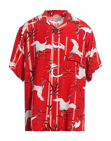 BUSCEMI TOPS & TEES Red 56% Viscose, 38% Cupro, 6% Silk