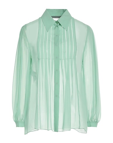 ALBERTA FERRETTI Silk shirts & blouses Sage green 100% Silk