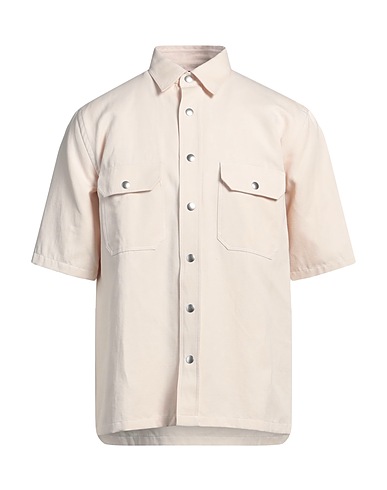 DESTIN Solid colour shirt Ivory 64% Cotton, 36% Linen