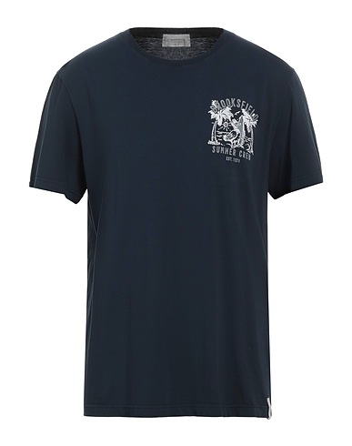 BROOKSFIELD T-shirt Blu notte 100% Cotone