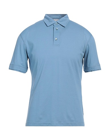 PAOLO PECORA Polo Blu chiaro 100% Cotone