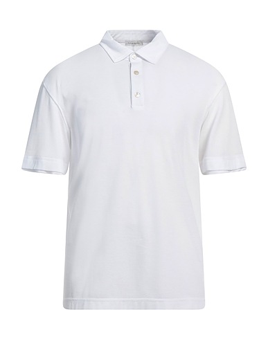 PAOLO PECORA Polo shirt White 100% Cotton