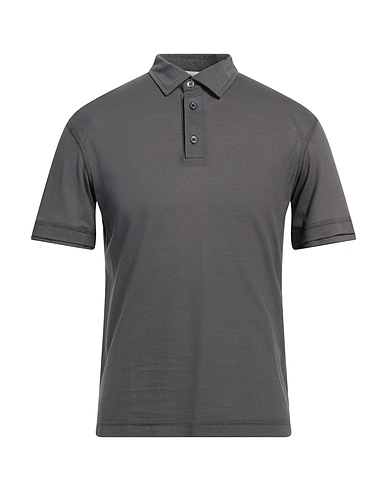 PAOLO PECORA Polo shirt Lead 100% Cotton