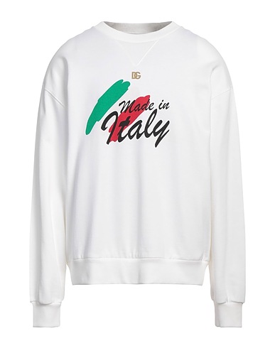 DOLCE&GABBANA Sweatshirt White 100% Cotton, Elastane