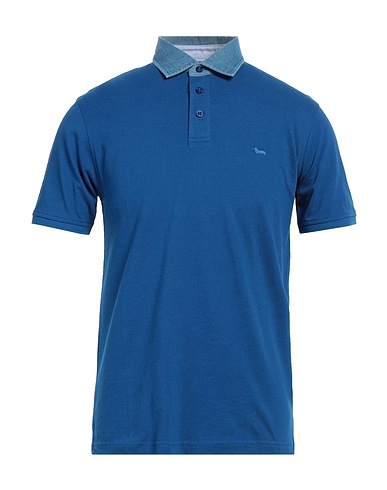 HARMONT & BLAINE Polo shirt Blue 100% Cotton