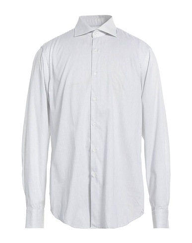 PAL ZILERI Striped shirt White 100% Cotton